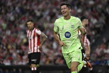 Lewandowski lập cú đúp, Barcelona thắng đậm Bilbao ở vòng cuối cùng La Liga