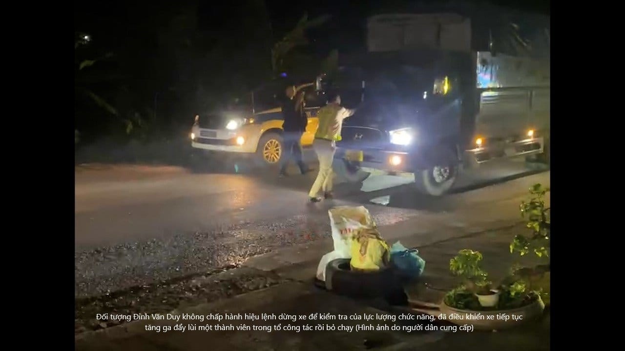 Truck driver who hit Phu Tho traffic police then fled to Tuyen Quang was prosecuted - 2 Lái xe tải húc CSGT Phú Thọ rồi bỏ chạy lên Tuyên Quang bị khởi tố - 2