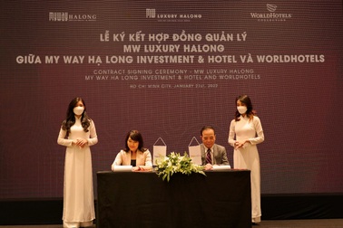 MW Luxury Halong "chào sân" tại lễ ký kết hợp tác quản lý, vận hành với WorldHotels