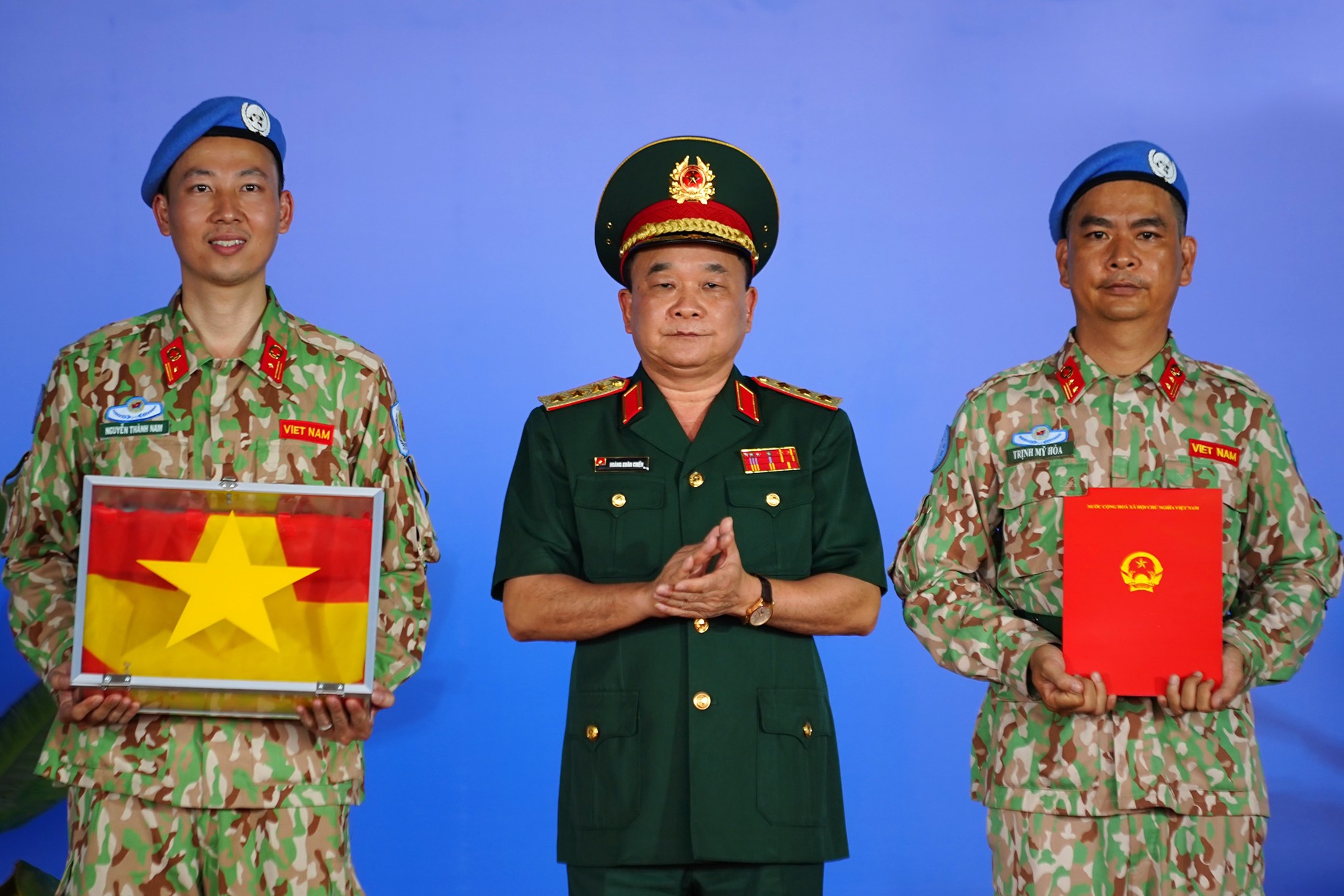 70 chiến sĩ sẵn sàng lên đường làm nhiệm vụ gìn giữ hòa bình ở CH Nam Sudan - 3 70 chiến sĩ sẵn sàng lên đường làm nhiệm vụ gìn giữ hòa bình ở CH Nam Sudan - 3