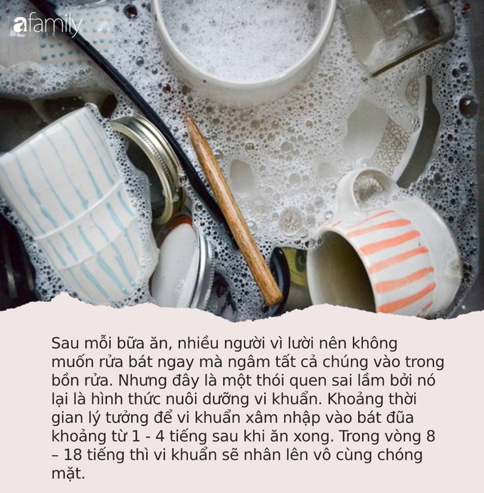 Đừng dại mắc phải 1 trong 5 sai lầm này khi rửa bát, chủ quan có thể làm hại cả gia đình - Ảnh 5. Đừng dại mắc phải 1 trong 5 sai lầm này khi rửa bát, chủ quan có thể làm hại cả gia đình - Ảnh 5.