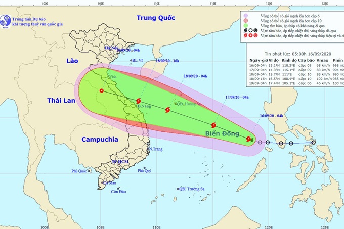 Thanh Hóa: Ra công điện khẩn đối phó với bão số 5 - Ảnh 1.