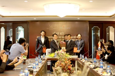 Lễ ký kết hợp đồng tổng thầu thiết kế và thi công dự án Nam Đại Cồ Việt