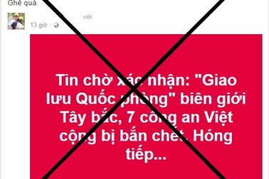 Lai Châu bác bỏ thông tin 7 công an bị bắn chết