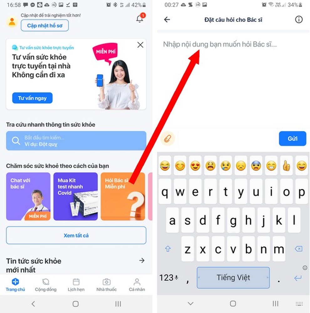 Ứng dụng giúp nhận tư vấn sức khỏe từ bác sĩ trên smartphone ngay tại nhà - 4 Ứng dụng giúp nhận tư vấn sức khỏe từ bác sĩ trên smartphone ngay tại nhà - 4