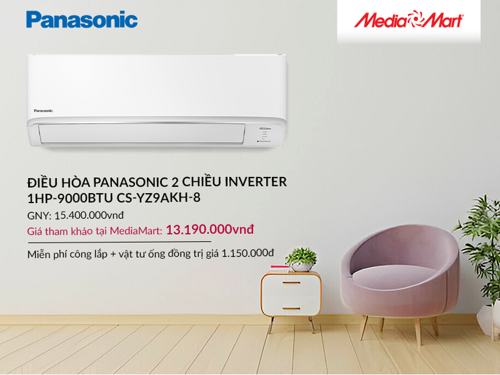 5 điều hòa Panasonic tiết kiệm điện, giảm giá sâu đáng mua nhất hè 2024 - 5 5 điều hòa Panasonic tiết kiệm điện, giảm giá sâu đáng mua nhất hè 2024 - 5