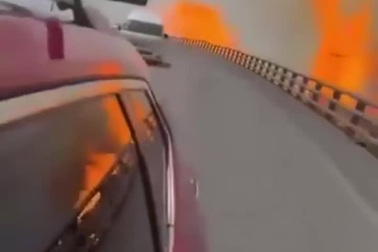 Nhân chứng ghi lại cảnh xe bồn chở gas phát nổ kinh hoàng ở Mexico