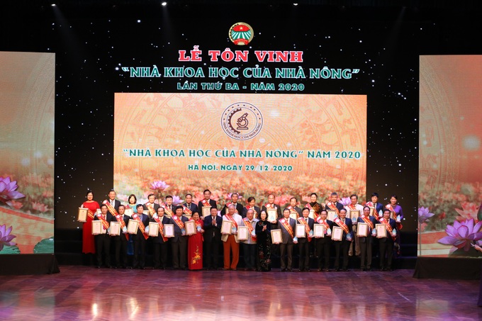 Tôn vinh 68 Nhà Khoa học của nhà nông - Ảnh 1.