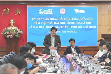 Hai Đại học Quốc gia đề nghị sửa đổi Luật Giáo dục đại học