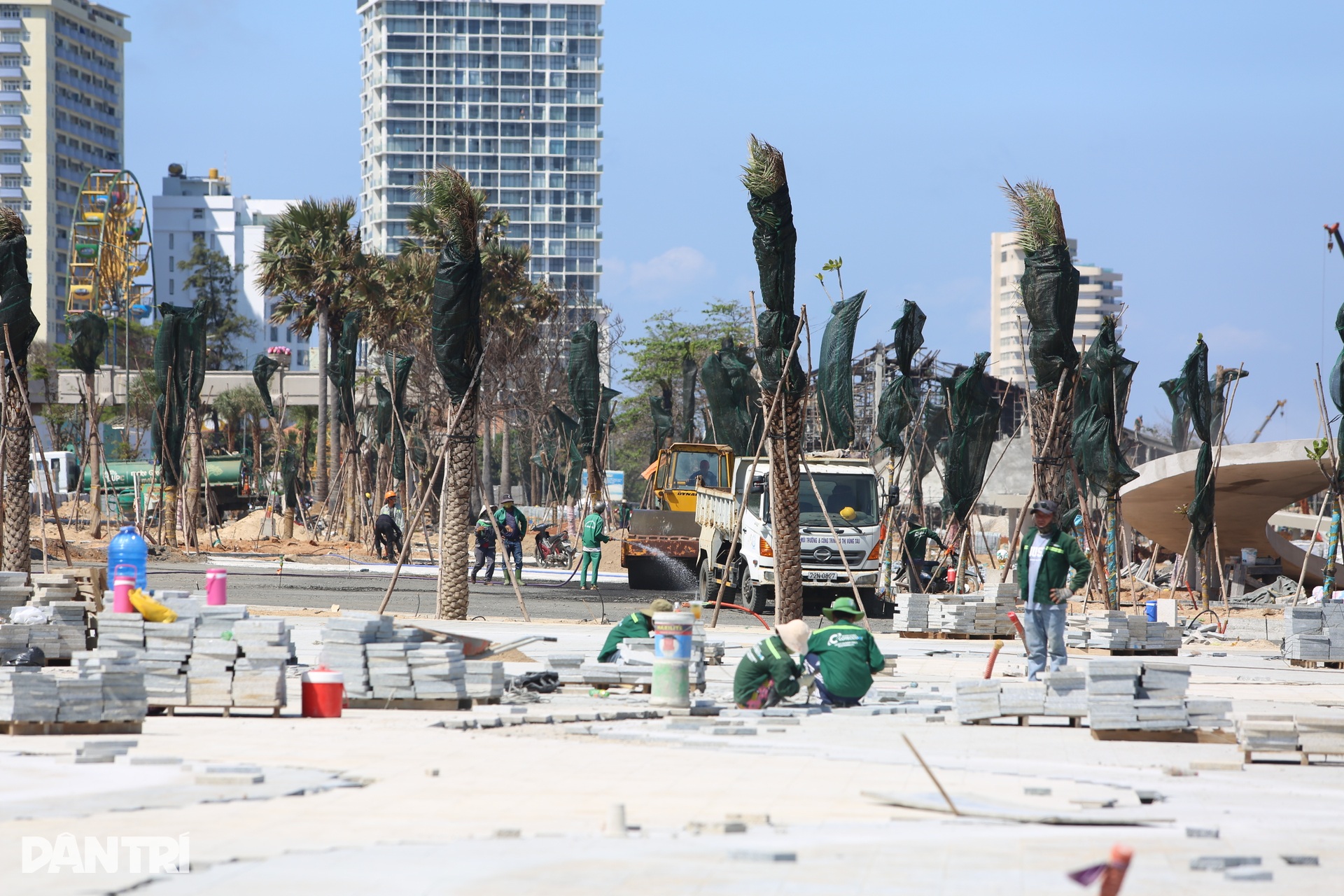 Tất bật trên công trường chỉnh trang Bãi Sau Vũng Tàu - 5 Tất bật trên công trường chỉnh trang Bãi Sau Vũng Tàu - 5