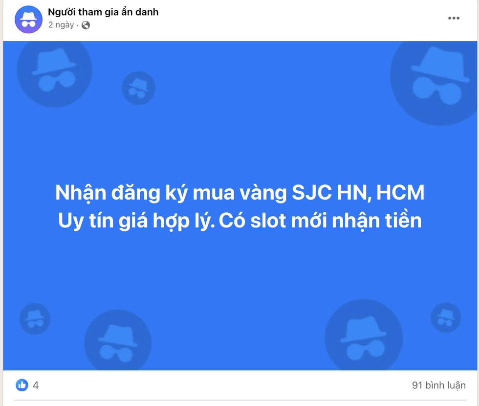 Thị trường vàng xuất hiện chợ đen: Chuyên gia nói người mua nên cẩn trọng - 1 Thị trường vàng xuất hiện chợ đen: Chuyên gia nói người mua nên cẩn trọng - 1