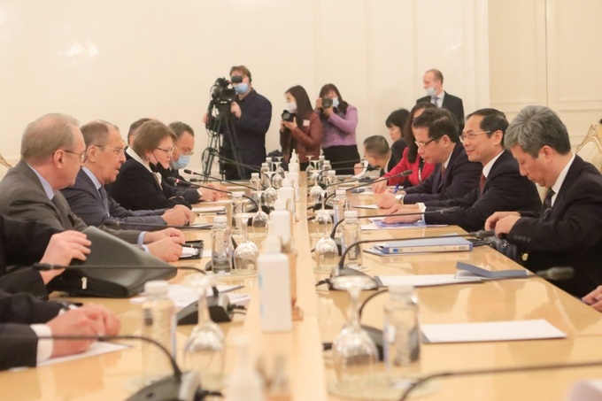 Bộ trưởng Lavrov đánh giá cao chuyến thăm song phương chính thức đầu tiên của Bộ trưởng Bùi Thanh Sơn trên cương vị mới đến Liên bang Nga