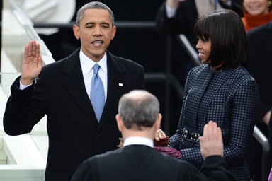 Tuyên thệ nhậm chức, Tổng thống Obama kêu gọi nước Mỹ đoàn kết