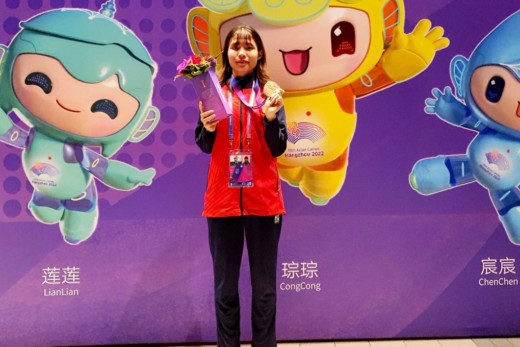Võ sĩ dân tộc Thái tỏa sáng với tấm HCĐ Taekwondo tại Asiad 19 - 1 Võ sĩ dân tộc Thái tỏa sáng với tấm HCĐ Taekwondo tại Asiad 19 - 1