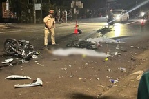 Hai xe máy đối đầu, 2 người tử vong ở Đồng Nai