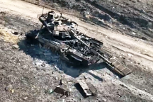 Nghi vấn siêu tăng "sát thủ chiến trường" T-90M của Nga bị bắn hạ ở Kharkov