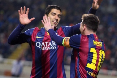 Barca ẵm giải thưởng đội bóng xuất sắc nhất 2015
