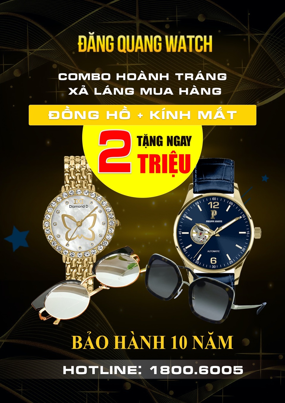 Đăng Quang Watch tặng ngay 2 triệu cho khách hàng nhân dịp Chào hè - 1 Đăng Quang Watch tặng ngay 2 triệu cho khách hàng nhân dịp Chào hè - 1