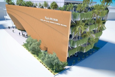 Nhà triển lãm như vườn cây "khổng lồ" xanh mướt của Bỉ tại Triển lãm thế giới World Expo tại Dubai