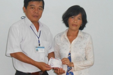 Hơn 31 triệu đồng đến với gia đình chị Nguyễn Thị Cúc