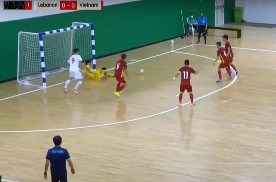Đội tuyển futsal Việt Nam hòa Lebanon ở trận lượt đi tranh vé dự World Cup - 7 Đội tuyển futsal Việt Nam hòa Lebanon ở trận lượt đi tranh vé dự World Cup - 7