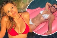 Choáng với ảnh áo tắm gợi cảm của người đẹp U60 Elizabeth Hurley