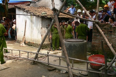 Bốn người tử vong dưới giếng sâu