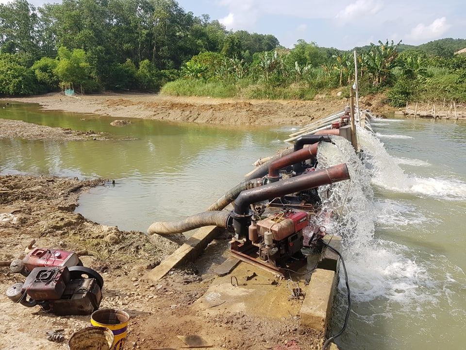 Ruộng nứt nẻ, lúa khô cháy, nông dân căng mình chống hạn - 5 Ruộng nứt nẻ, lúa khô cháy, nông dân căng mình chống hạn - 5