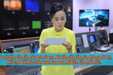 BTV Thời sự Hoài Anh, Thu Hà "toát mồ hôi" với câu hỏi chính tả tiếng Việt