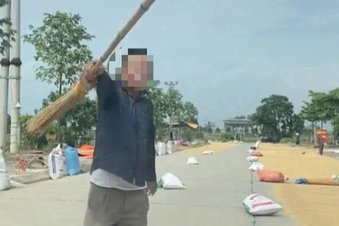 Người dân phơi thóc lúa, ngăn chặn xe lưu thông sẽ bị xử lý như thế nào?