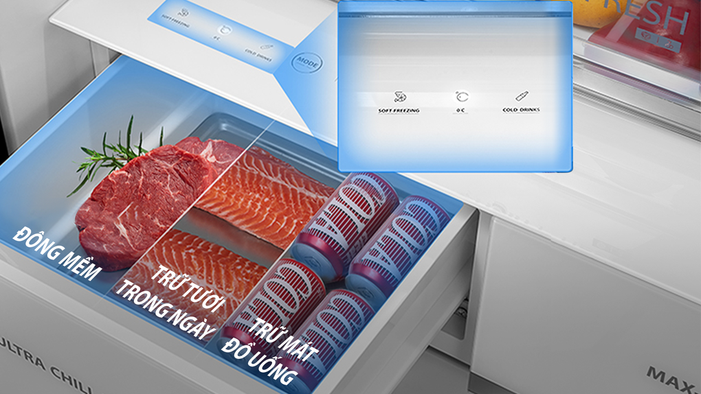 Tủ lạnh Toshiba GR-RF670WI: Master fresh thông minh chăm sóc dinh dưỡng cho gia đình - 3 Tủ lạnh Toshiba GR-RF670WI: Master fresh thông minh chăm sóc dinh dưỡng cho gia đình - 3