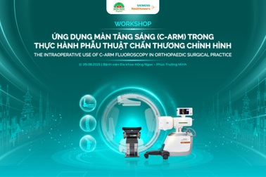 Bệnh viện Hồng Ngọc hợp tác quốc tế ứng dụng C-arm trong phẫu thuật chấn thương chỉnh hình