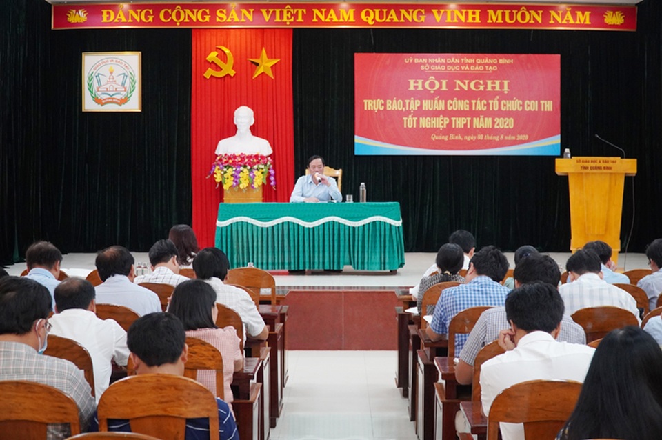 Quảng Bình: Xây dựng phương án tổ chức thi đối với thí sinh diện F0,F1,F2 - 1 Quảng Bình: Xây dựng phương án tổ chức thi đối với thí sinh diện F0,F1,F2 - 1