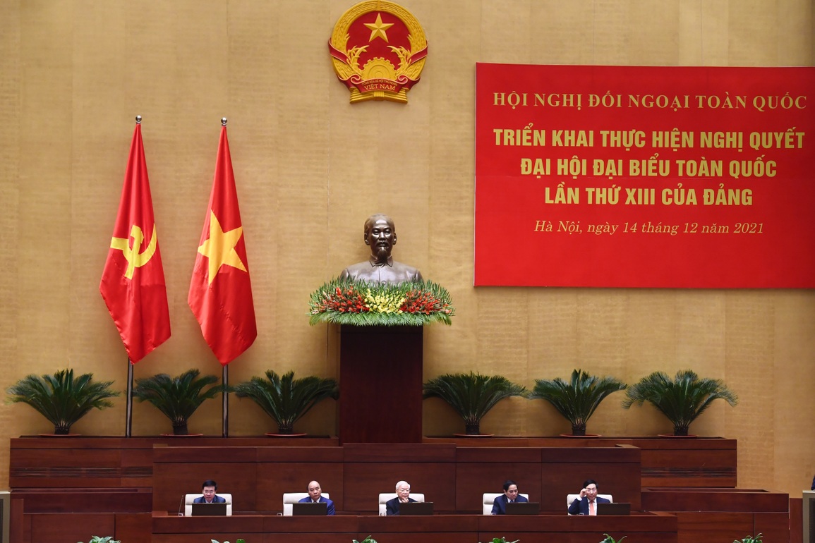 Tổng Bí thư Nguyễn Phú Trọng chủ trì hội nghị đối ngoại toàn quốc đầu tiên - 3 Tổng Bí thư Nguyễn Phú Trọng chủ trì hội nghị đối ngoại toàn quốc đầu tiên - 3