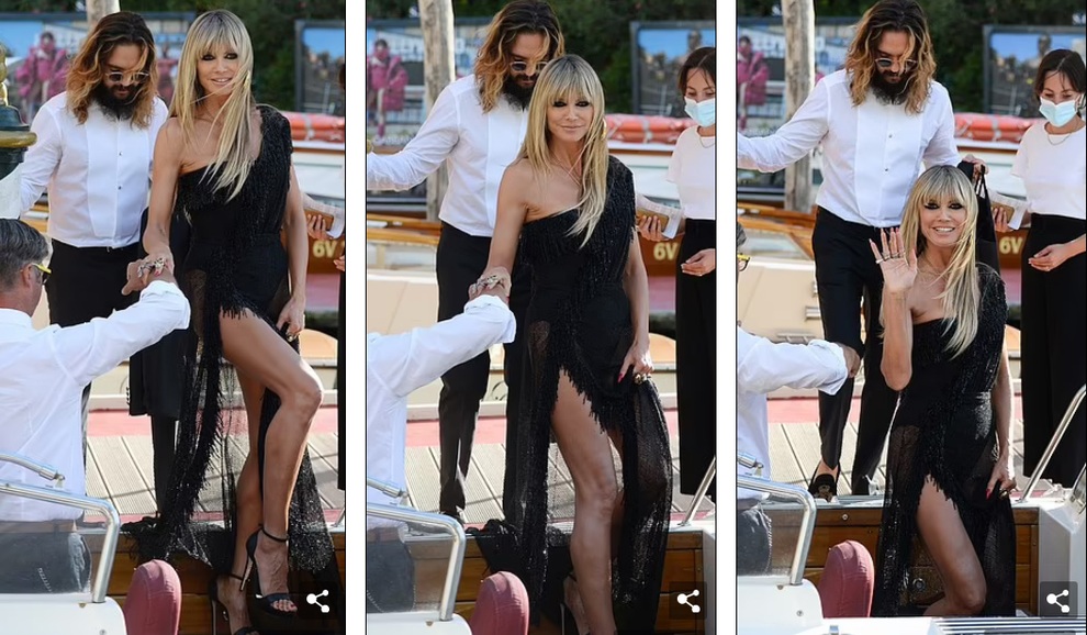 Siêu mẫu Heidi Klum sánh đôi chồng kém 16 tuổi đi xem show thời trang - 1 Siêu mẫu Heidi Klum sánh đôi chồng kém 16 tuổi đi xem show thời trang - 1