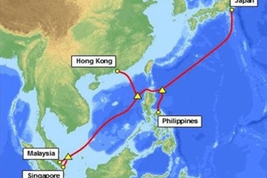 Tuyến cáp truyền siêu tốc ở châu Á đã hoạt động 