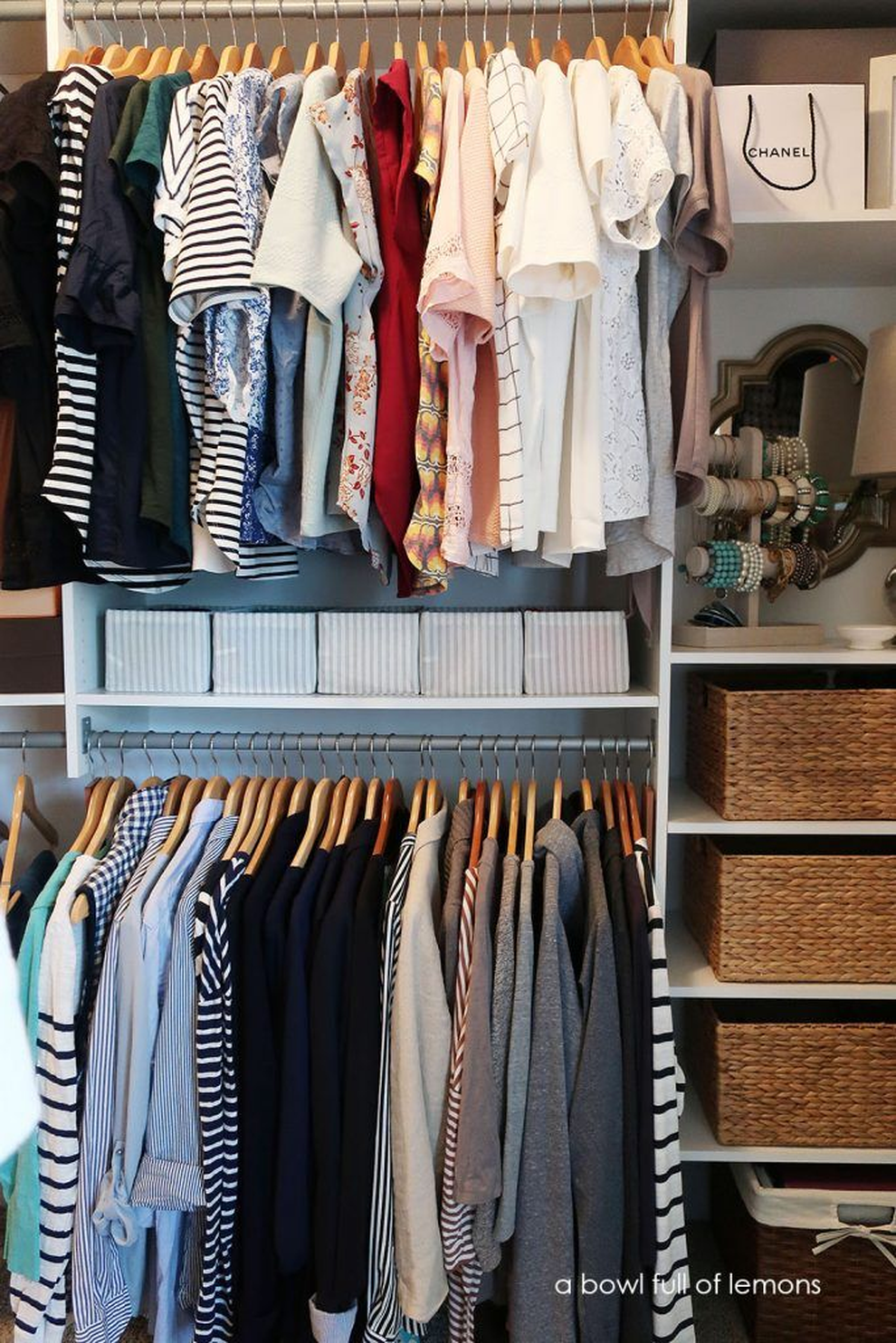 15 ideas to save space for small wardrobe - 12