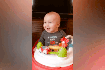 Phản ứng rối rít đáng yêu của bé trước đồ ăn