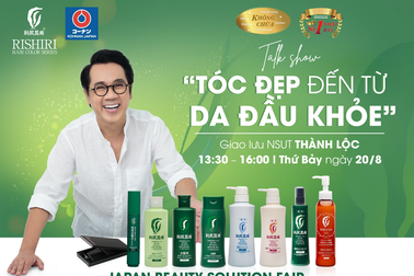 Chăm sóc tóc cùng thương hiệu Rishiri Nhật Bản