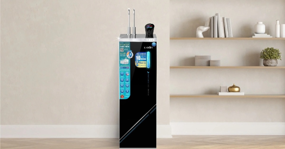 Máy lọc nước Hydro-ion kiềm Karofi S695: Khỏe bên trong, đẹp da bên ngoài