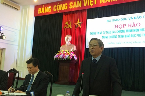 Dự kiến tháng 4/2018 sẽ ban hành chương trình giáo dục phổ thông mới