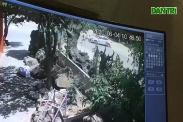 Hình ảnh kinh hoàng chiếc xe “hổ vồ” cuốn và đè bẹp xe con