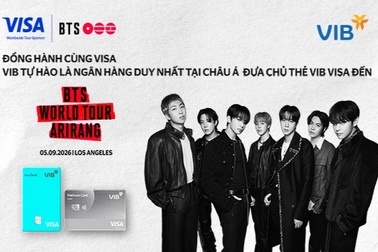 VIB là ngân hàng duy nhất tại châu Á đưa chủ thẻ đến concert của BTS tại Mỹ
