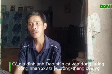 Bình Định: Vợ chồng nghèo sửa chuồng heo cũ làm phòng ngủ cho con