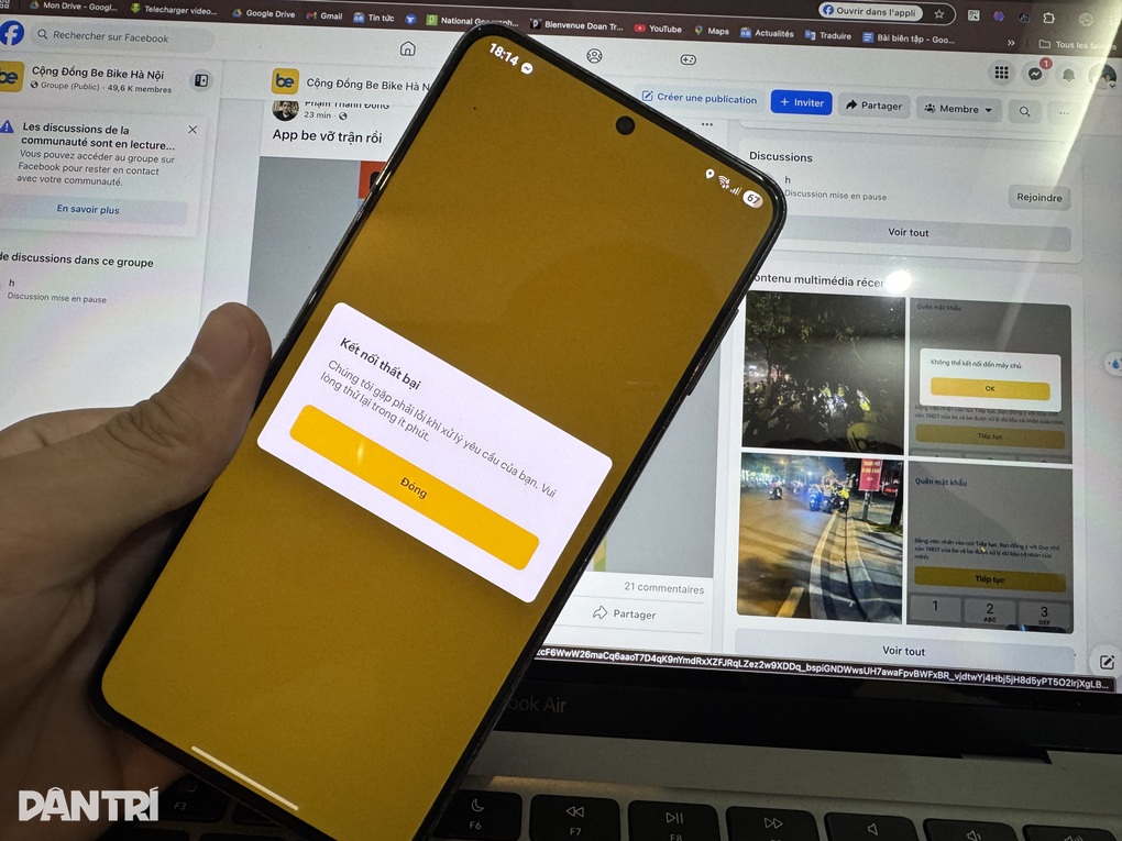 خطای برنامه، راننده در یک موقعیت خندهدار قرار میگیرد - 1 Ứng dụng Be gặp lỗi, tài xế rơi vào tình huống dở khóc dở cười - 1