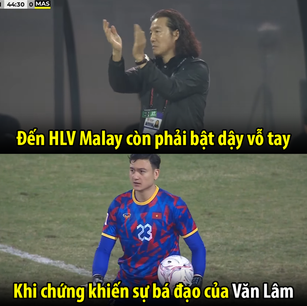 Nếu không có những pha cản phá xuất sắc của thủ thành Đặng Văn Lâm, rất có thể Việt Nam đã phải thủng lưới ngay từ hiệp một (Ảnh: Top Comments). Nếu không có những pha cản phá xuất sắc của thủ thành Đặng Văn Lâm, rất có thể Việt Nam đã phải thủng lưới ngay từ hiệp một (Ảnh: Top Comments).
