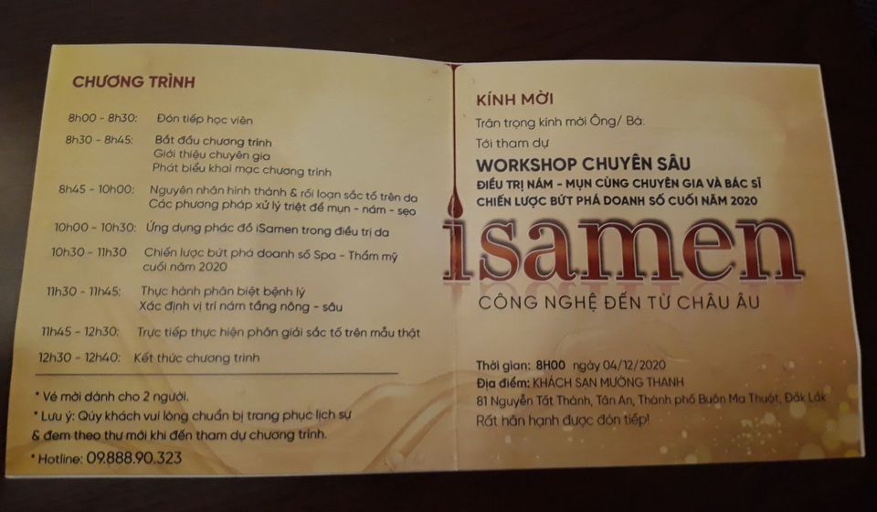 Báo Dân trí không bảo trợ truyền thông chương trình làm đẹp tại Đắk Lắk - 4 Báo Dân trí không bảo trợ truyền thông chương trình làm đẹp tại Đắk Lắk - 4