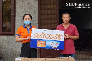 SHB Finance trao giải chương trình "Vay tiền tin cậy, trúng quà mong ước"