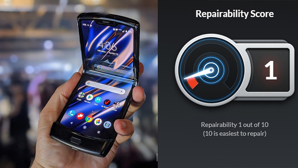 Đã dễ hỏng, huyền thoại Moto RAZR còn nhận điểm 1/10 về độ dễ sửa chữa - 1 Đã dễ hỏng, huyền thoại Moto RAZR còn nhận điểm 1/10 về độ dễ sửa chữa - 1