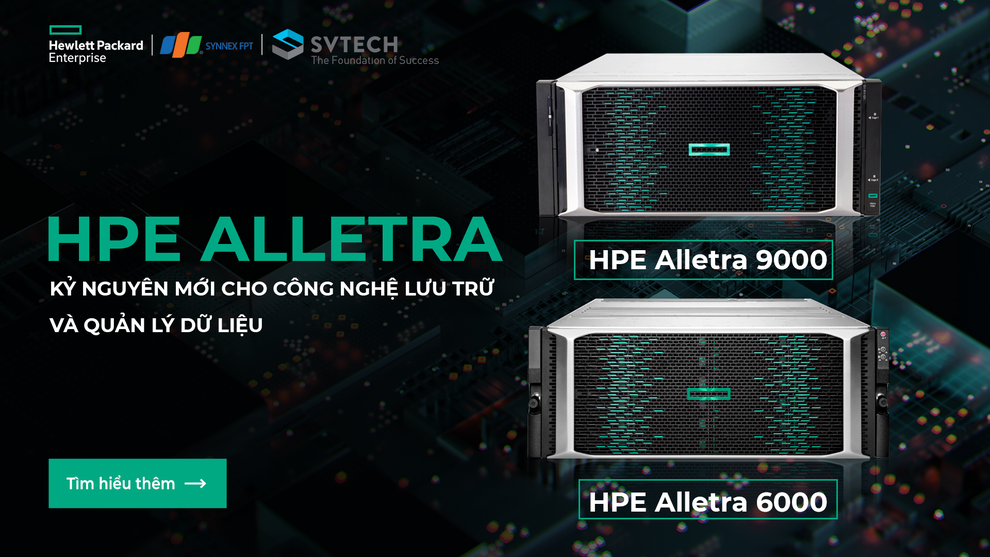 Giải pháp lưu trữ dữ liệu mới HPE Alltra: Nâng tầm trải nghiệm từ biên mạng đến đám mây - 1 Giải pháp lưu trữ dữ liệu mới HPE Alltra: Nâng tầm trải nghiệm từ biên mạng đến đám mây - 1